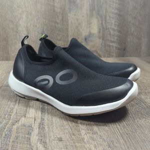 OOFOS OOmg Sport LS Low Shoes Women's Size 8.5 Lightweight Flexible Black